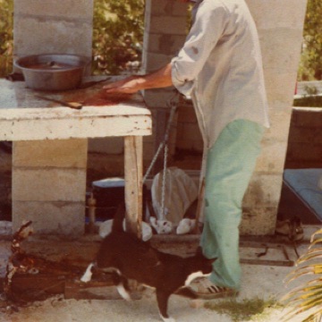 My Dad at his house Sugarloaf Key ca. 1980's
